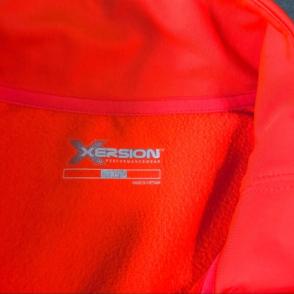 Xersion neon coral/pink zip up - Picture 4 of 6